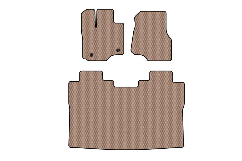 Ford F-150 2014-2021 Gumowe dywaniki Carsuit (Raptor, beżowe) Image