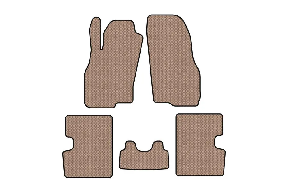 Fiat Punto Grande/EVO 2006-2018 Gumowe Dywaniki Carsuit (HB, 5-drzwiowy, Przed Liftingiem, Beżowe) Image