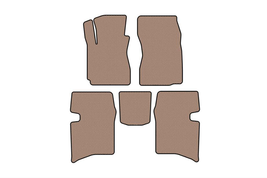 Geely MK 2006-2014 Gumowe dywaniki Carsuit (SD, beżowe) Image