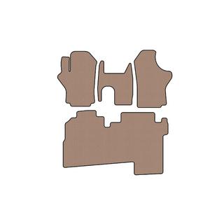 Dywaniki gumowe Carsuit (2004-2007, 2 rzędy, 8-osobowy, beżowe) Hyundai H200, H1, Starex 1998-2007 zdjęcia 1