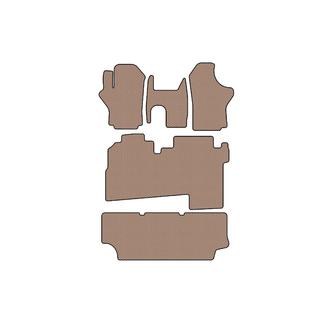 Dywaniki gumowe Carsuit (2004-2007, 3 rzędy, 8-osobowy, beżowe) Hyundai H200, H1, Starex 1998-2007 zdjęcia 1