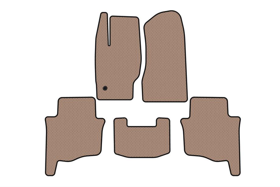 Jeep Grand Cherokee WK 2004-2010 Gumowe Dywaniki Carsuit (Beżowe) Image