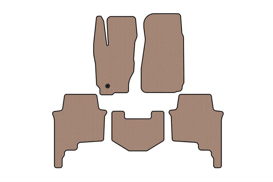 Jeep Commander 2005-2010 Gumowe Dywaniki Carsuit (Beżowe) Image