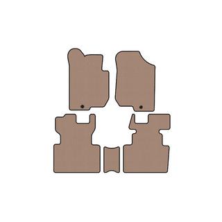 Dywaniki gumowe Carsuit (2006-2012, 2 rzędy, 7-osobowy, beżowe) Kia Carens 1999-2012 zdjęcia 1