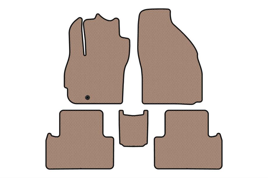 Mazda 5 2005-2009 Gumowe dywaniki Carsuit (2 rzędy, 7-osobowy, beżowe) Image