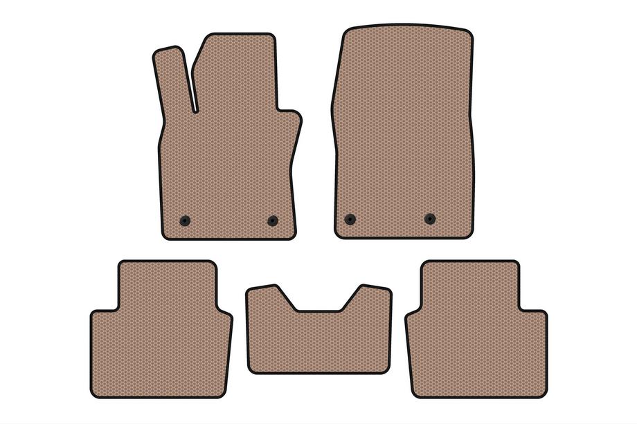 Mazda 3 2019- Gumowe Dywaniki Carsuit (HB, Beżowe) Image