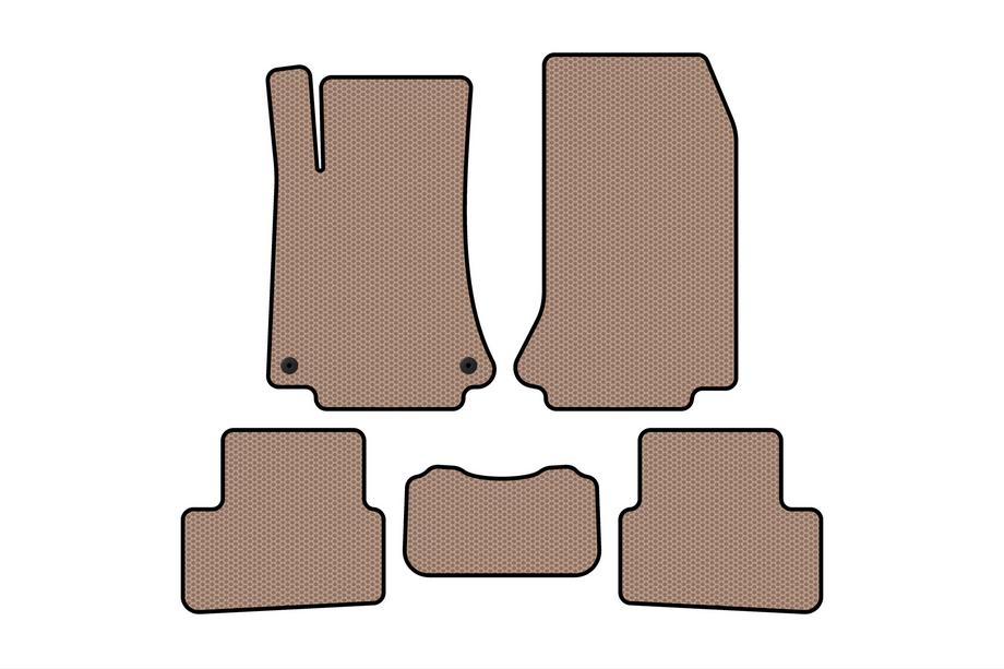 Mercedes A-class W176 2012-2018 Gumowe Dywaniki Carsuit (Beżowe) Image