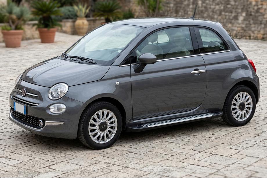 Fiat 500/500L 2013-2022 Progi Boczne Line (2 szt., Aluminium) Image