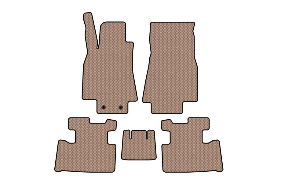 Mercedes A-class W169 2004-2012 Dywaniki gumowe Carsuit (2004-2008, HB, 5-drzwiowy, bezowy) Image
