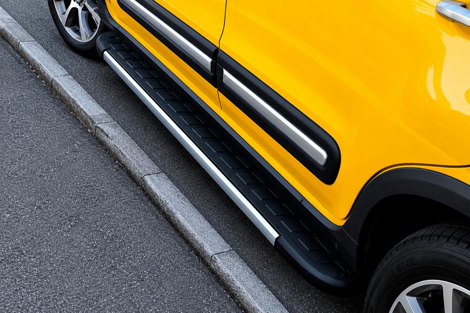Fiat 500/500L 2013-2022 Progi Boczné Duru (2 szt., Aluminium) Image