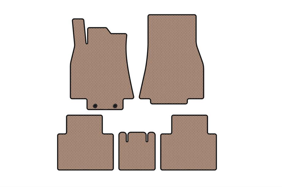 Mercedes B-class W245 2005-2011 Gumowe Dywaniki Carsuit (Beżowe) Image
