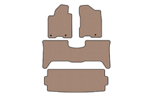 Nissan Armada 2003-2015 Gumowe Dywaniki Carsuit (3 Rzędy, 2003-2008 Beżowe) zdjęcia 1