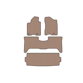 Gumowe Dywaniki Carsuit (3 Rzędy, 2003-2008 Beżowe) Nissan Armada 2003-2015 zdjęcia 1