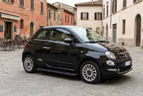 Fiat 500/500L 2013-2022 Progi Boczné Bosphorus Black (2 szt., Aluminium) zdjęcia 1