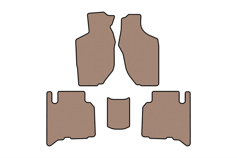 Opel Frontera 1998-2003 Dywaniki gumowe Carsuit (5-drzwiowy, beżowe) Image
