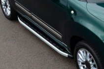 Fiat 500/500L 2013-2022 Progi Boczné Fullmond (2 szt., Aluminium) zdjęcia 2