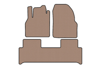 Renault Scenic/Grand 2003-2009 Gumowe Dywaniki Carsuit (Beżowe) zdjęcia 1