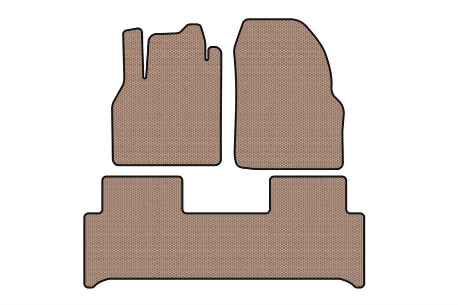 Renault Scenic/Grand 2003-2009 Gumowe Dywaniki Carsuit (Beżowe) Image