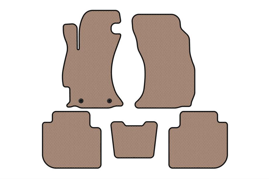 Subaru Forester 2013-2018 Dywaniki gumowe Carsuit (2013-2017, beżowe) Image