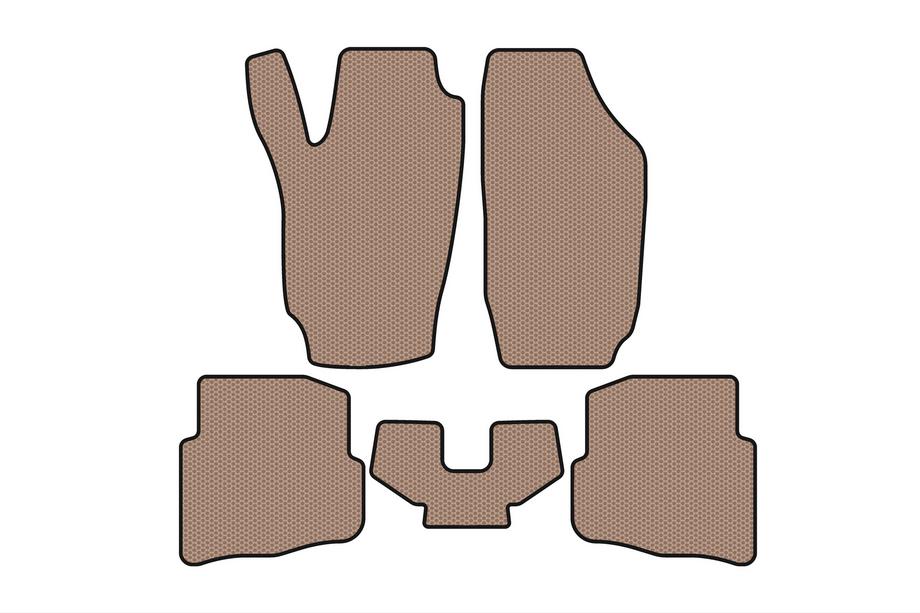 Seat Ibiza 2002-2009 Gumowe Dywaniki Carsuit (Beżowe) Zdjęcia 1