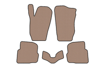 Seat Cordoba 2000-2009 Gumowe dywaniki Carsuit (SD, beżowe) zdjęcia 1