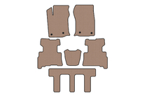 Toyota 4Runner 2009-2024 Dywaniki gumowe Carsuit (3 rzędy, 2014-2024, 7-osobowy, beżowe) zdjęcia 1