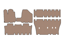 Toyota Sienna 2003-2009 Gumowe dywaniki Carsuit (3 rzędy, beżowe) zdjęcia 1