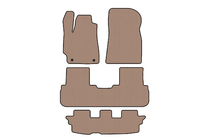 Toyota Highlander 2008-2013 Gumowe dywaniki Carsuit (2 rzędy, beżowe) zdjęcia 1