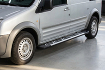 Ford Connect 2006–2009 Progi Boczné Sunrise (2 szt., Aluminium) zdjęcia 1