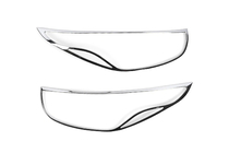 Hyundai IX-35 2010-2015 Nakladki na Reflektory (2013-2015, 2 szt., plastik) zdjęcia 2