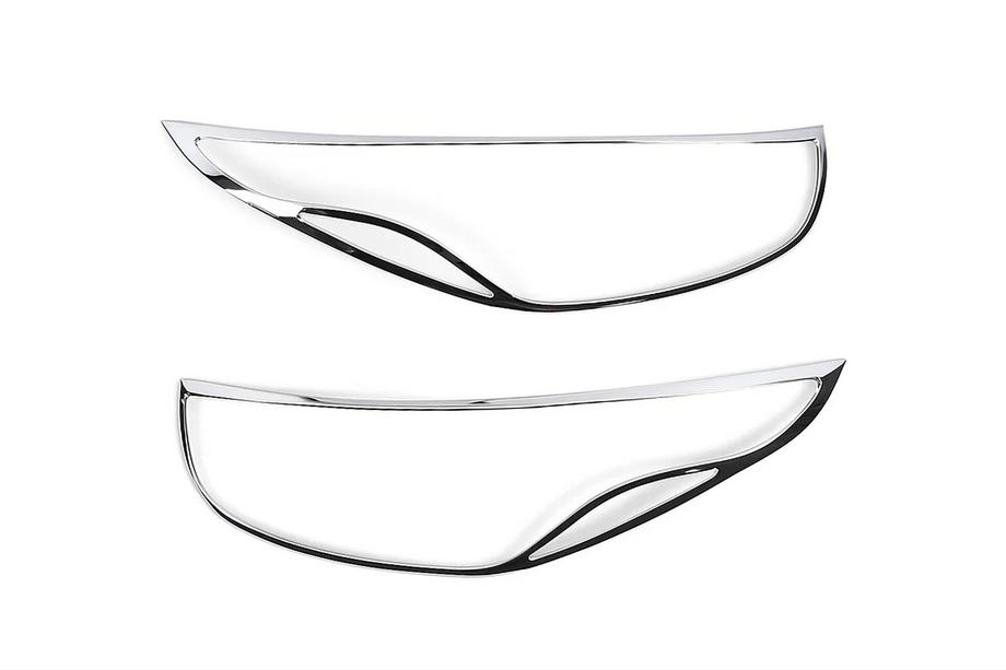 Hyundai IX-35 2010-2015 Nakladki na Reflektory (2013-2015, 2 szt., plastik) Zdjęcia 2