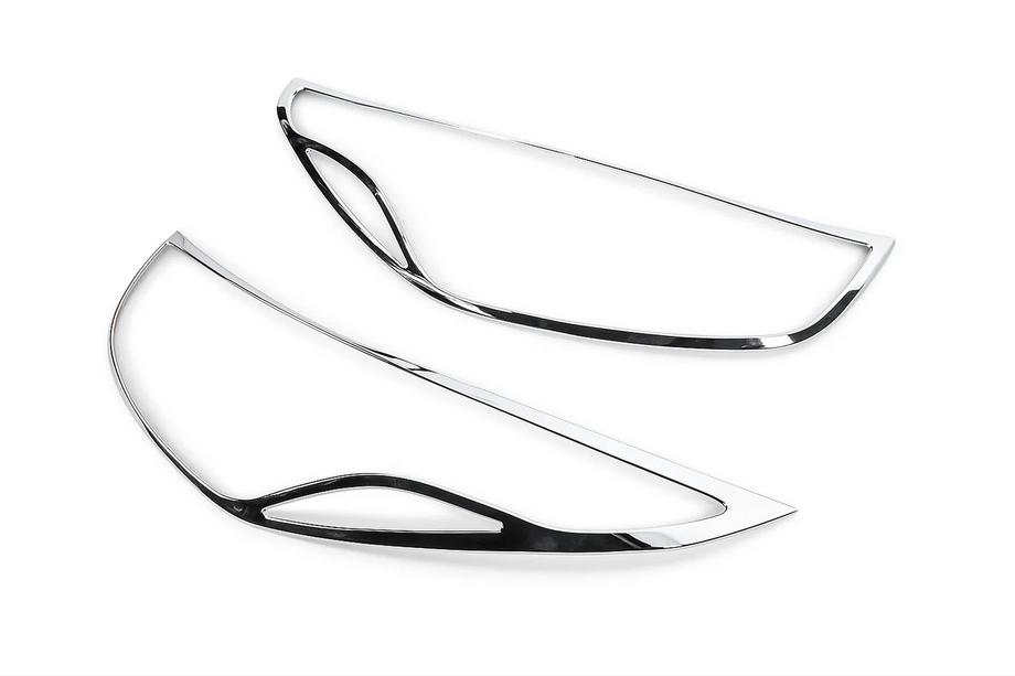 Hyundai IX-35 2010-2015 Nakladki na Reflektory (2013-2015, 2 szt., plastik) Zdjęcia 3