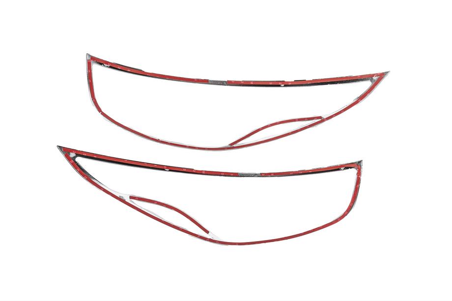 Hyundai IX-35 2010-2015 Nakladki na Reflektory (2013-2015, 2 szt., plastik) Zdjęcia 5
