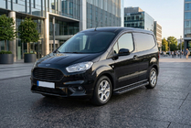 Ford Courier 2014-2023 Progi Boczné Allmond Black (2 szt., Aluminium) zdjęcia 1