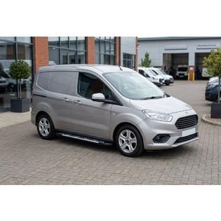 Progi Boczné Sunrise (2 szt., Aluminium) Ford Courier 2014-2023 zdjęcia 1