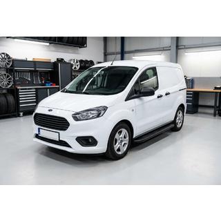 Progi Boczné Bosphorus Black (2 szt., Aluminium) Ford Courier 2014-2023 zdjęcia 1