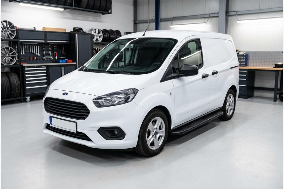 Ford Courier 2014-2023 Progi Boczné Bosphorus Black (2 szt., Aluminium) Image