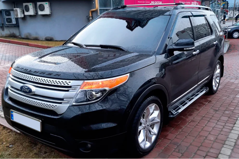 Ford Explorer 2011-2019 Progi Boczné Sunrise (2 szt., Aluminium) Image
