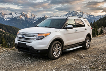 Ford Explorer 2011-2019 Progi Boczne Allmond Grey (2 szt., Aluminium) zdjęcia 1