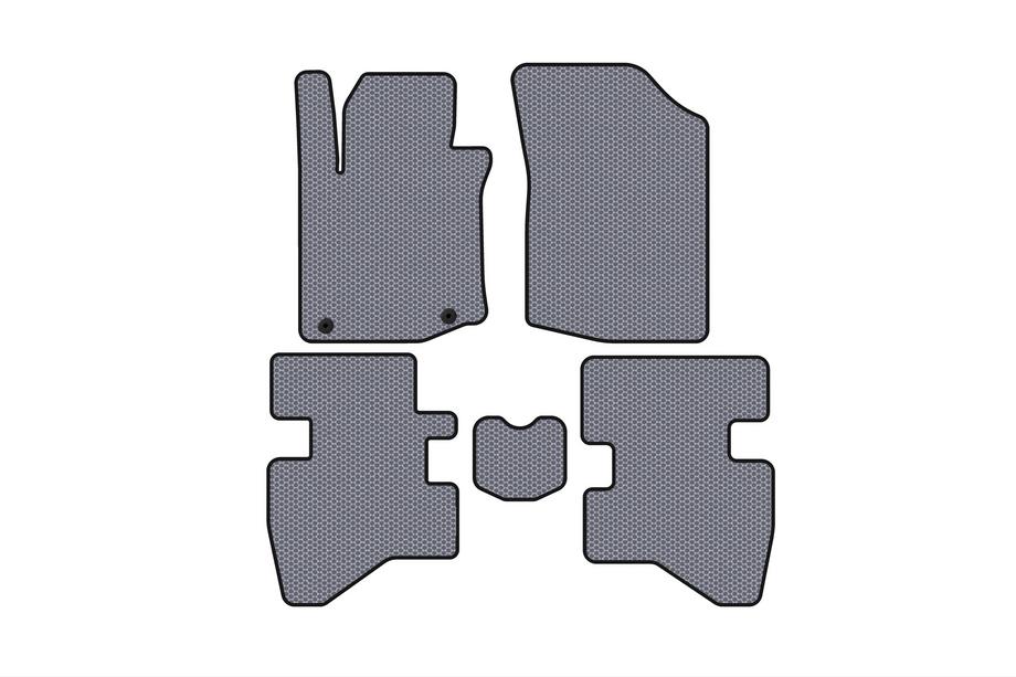 Citroen C-1 2005-2014 Gumowe Dywaniki Carsuit (HB, Szary) Image