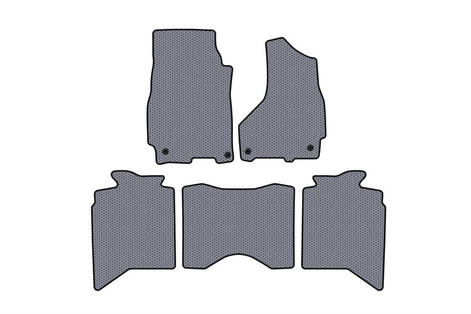 Dodge RAM (DS/DJ/D2) 2009–2024 Gumowe dywaniki Carsuit (2013+, 5-osobowy, szary) Image