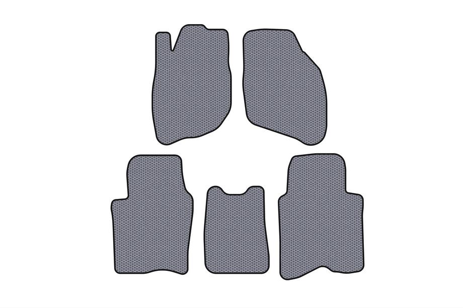 Honda City 2002-2008 Gumowe Dywaniki Carsuit (SD, Szary) Image