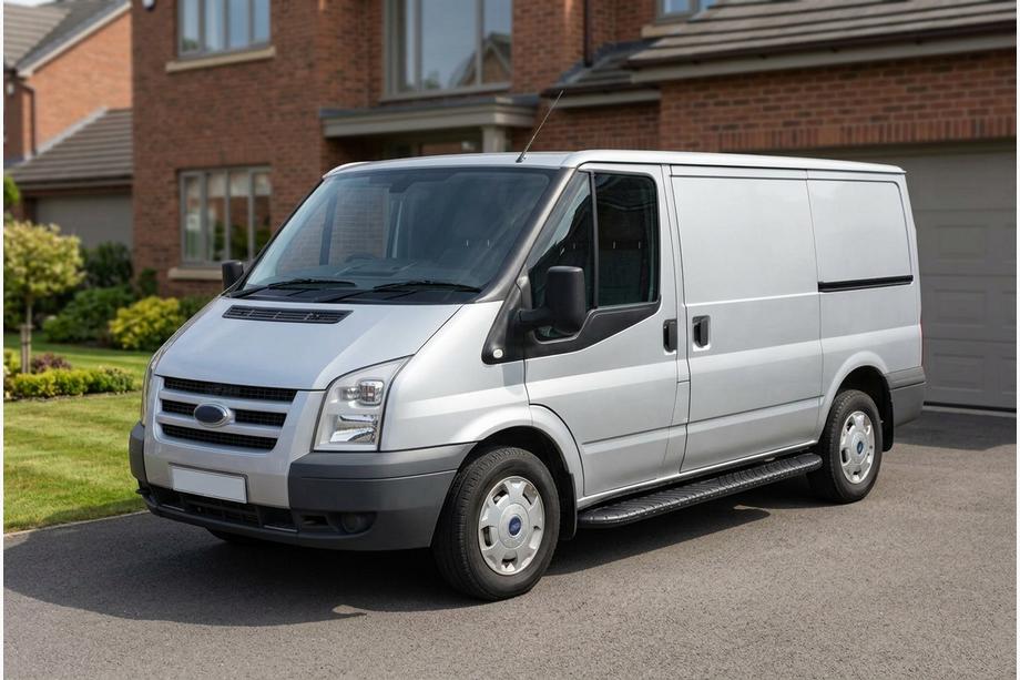 Ford Transit 2000–2014 Progi Boczné Bosphorus Black (2 szt., Aluminium) Image