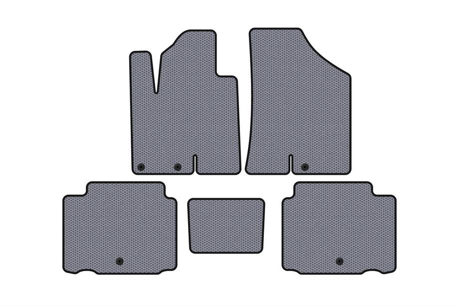 Hyundai IX55 2007-2012 Gumowe Dywaniki Carsuit (Szary) Image
