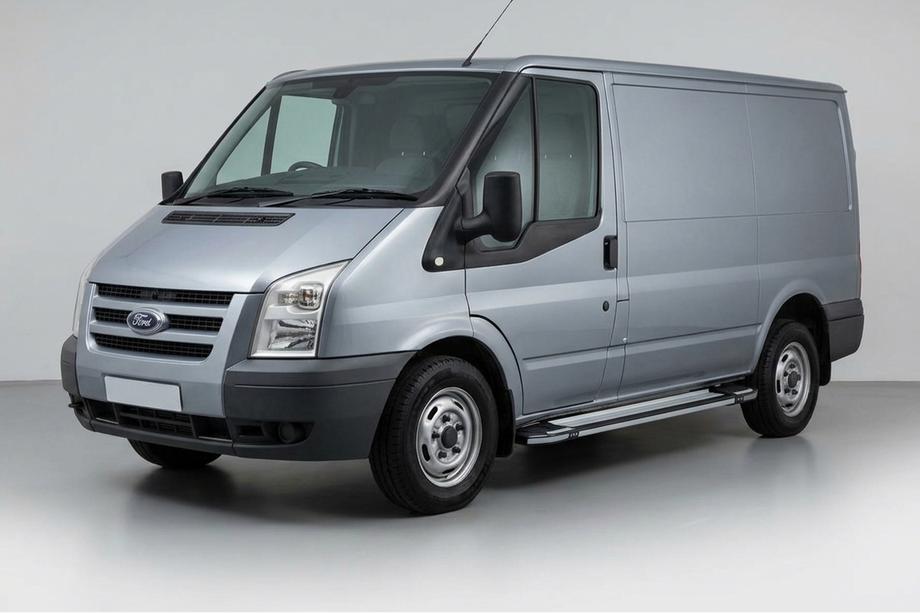 Ford Transit 2000–2014 Progi Boczné Rainbow (2 szt., Aluminium) Image