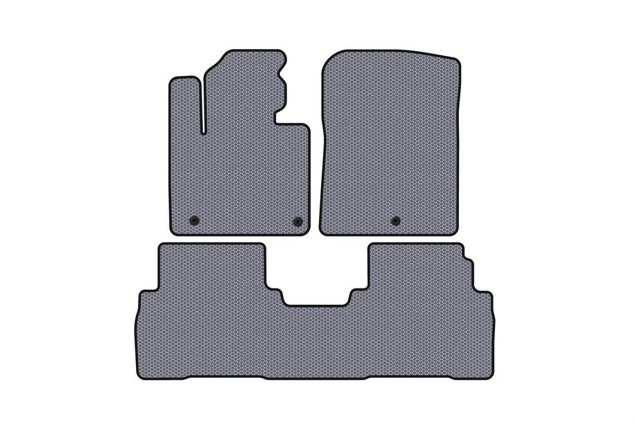 Kia Sorento III UM 2014-2020 Gumowe dywaniki Carsuit (7-osobowy, szary) Image