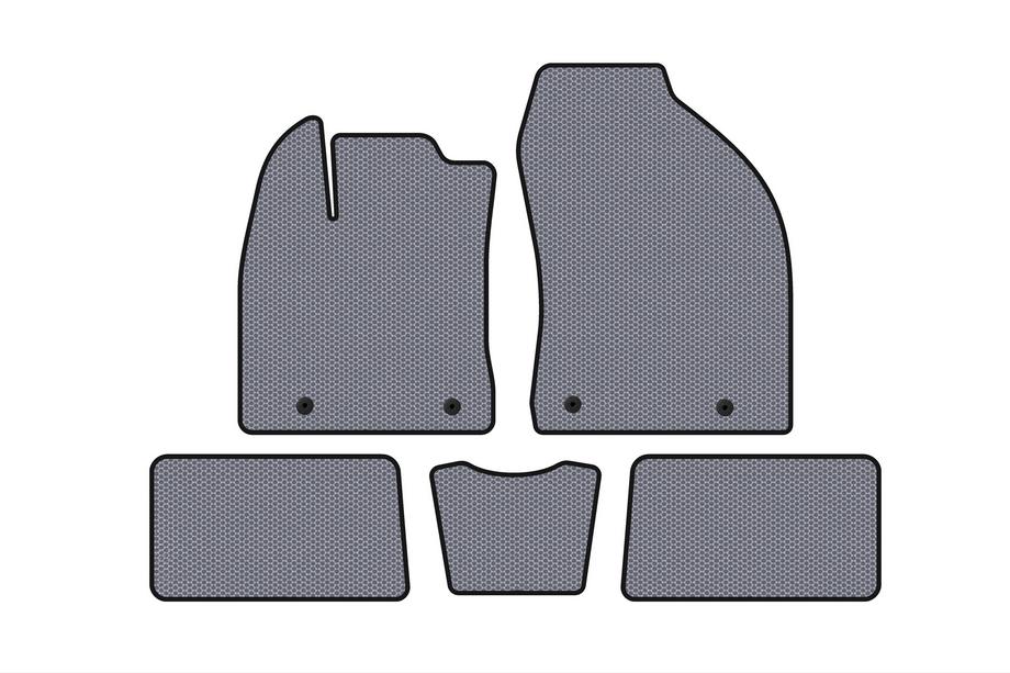 Lexus CT200H 2011-2022 Gumowe dywaniki Carsuit (HB, Hybrid, szary) Image