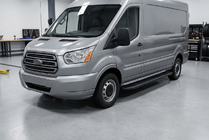Ford Transit 2014- Progi Boczné Bosphorus Black (2 szt., Aluminium) zdjęcia 1