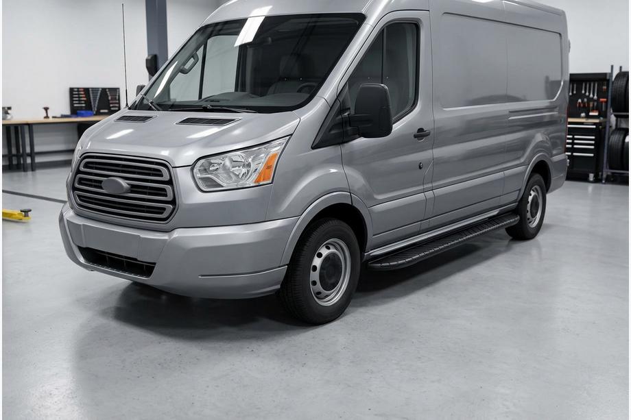 Ford Transit 2014- Progi Boczné Bosphorus Black (2 szt., Aluminium) Image