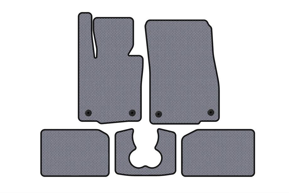Mini Cooper F55/56/57 2014-2023 Dywaniki gumowe Carsuit (do S F55, 5-drzwiowy, szary) Image